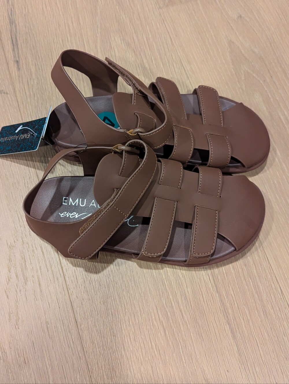 Australia Kids Brown Fisherman Sandals